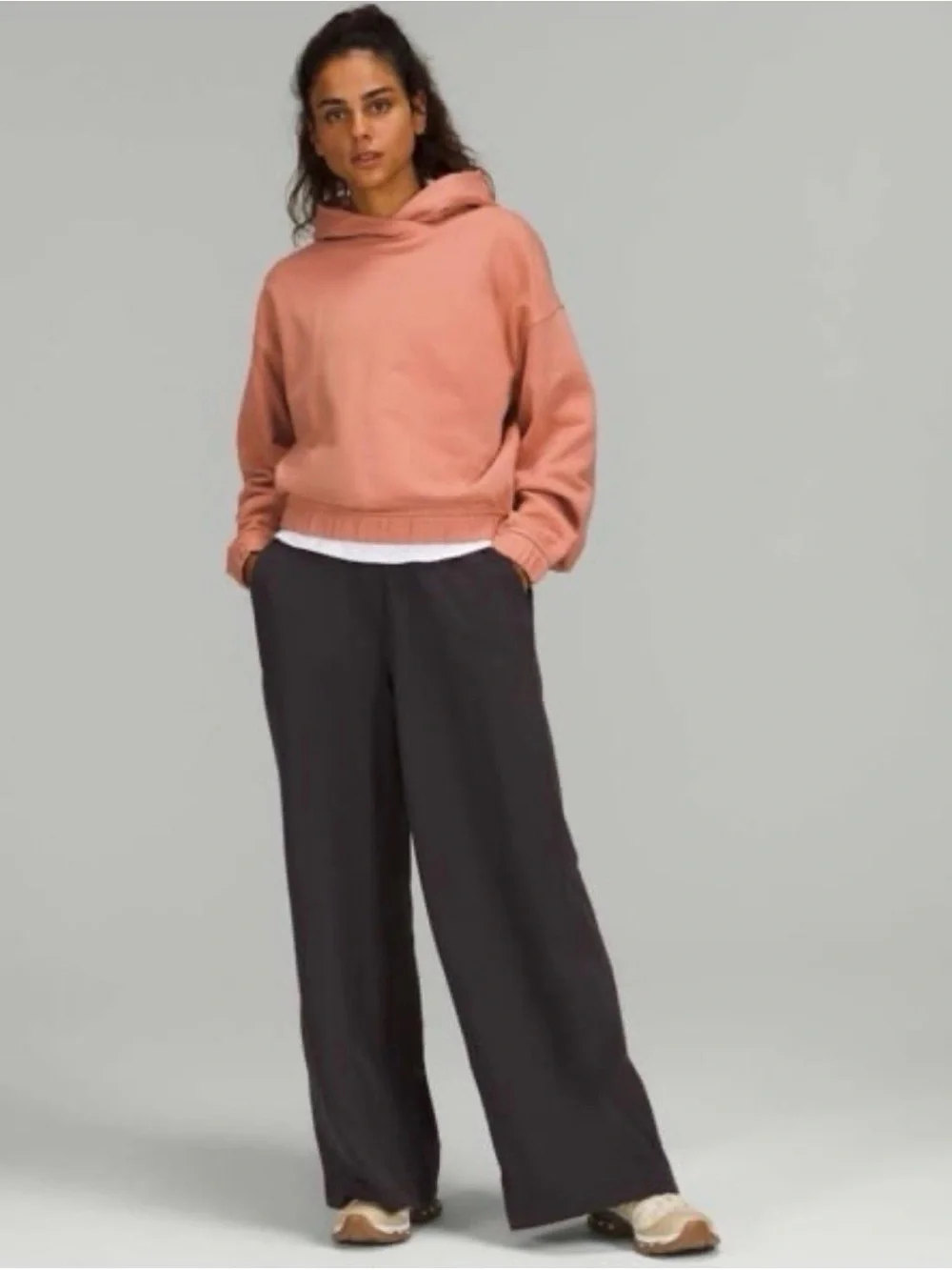 Lululemon Cropped Pullover Hoodie